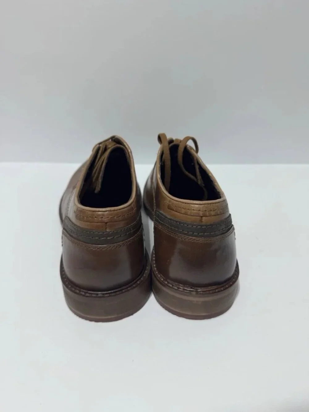 Steve Madden Mens Fallon Oxford Cognac Leather Size 12 M